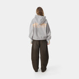 West Heather Grey Oversized Hoodie Hoodies Eme Studios