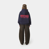 West Navy Oversized Hoodie Hoodies Eme Studios
