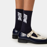 Wheelie Navy Socks Underwear Eme Studios