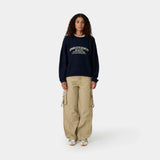Yisuka Navy Knit Sweater Knitwear Eme Studios