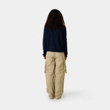 Yisuka Navy Knit Sweater Knitwear Eme Studios