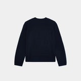 Yisuka Navy Knit Sweater Knitwear Eme Studios