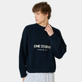 Master Navy Knit Sweater Knitwear eme