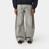 Morgan Grey Balloon Denim Pants Pants Eme Studios