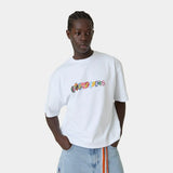 Stickers White Oversized Tee T-shirts Eme Studios
