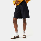 Refined Dark Navy Jorts Shorts eme