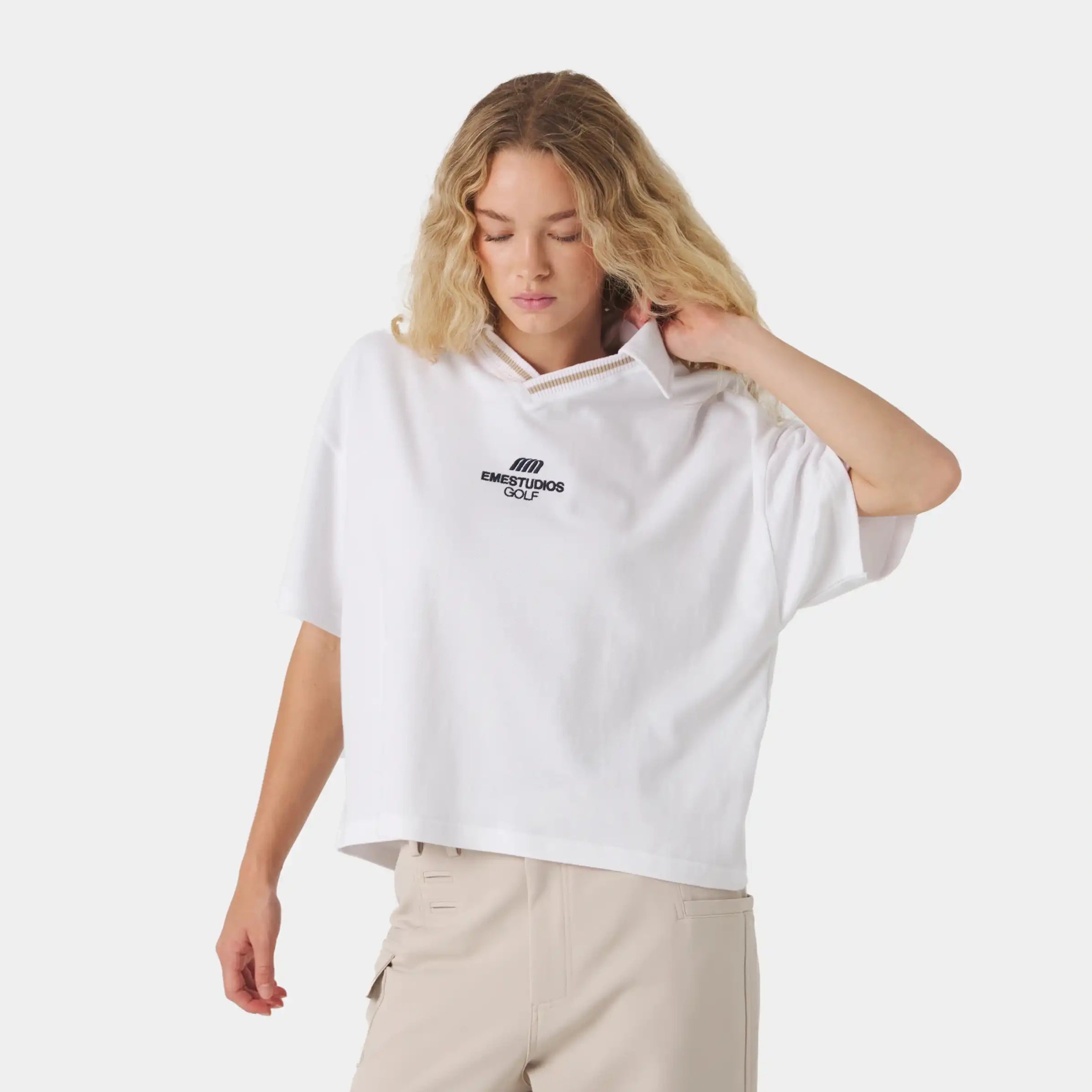 Daily Golf Pearl Short Sleeve Polo T-shirts Eme Studios
