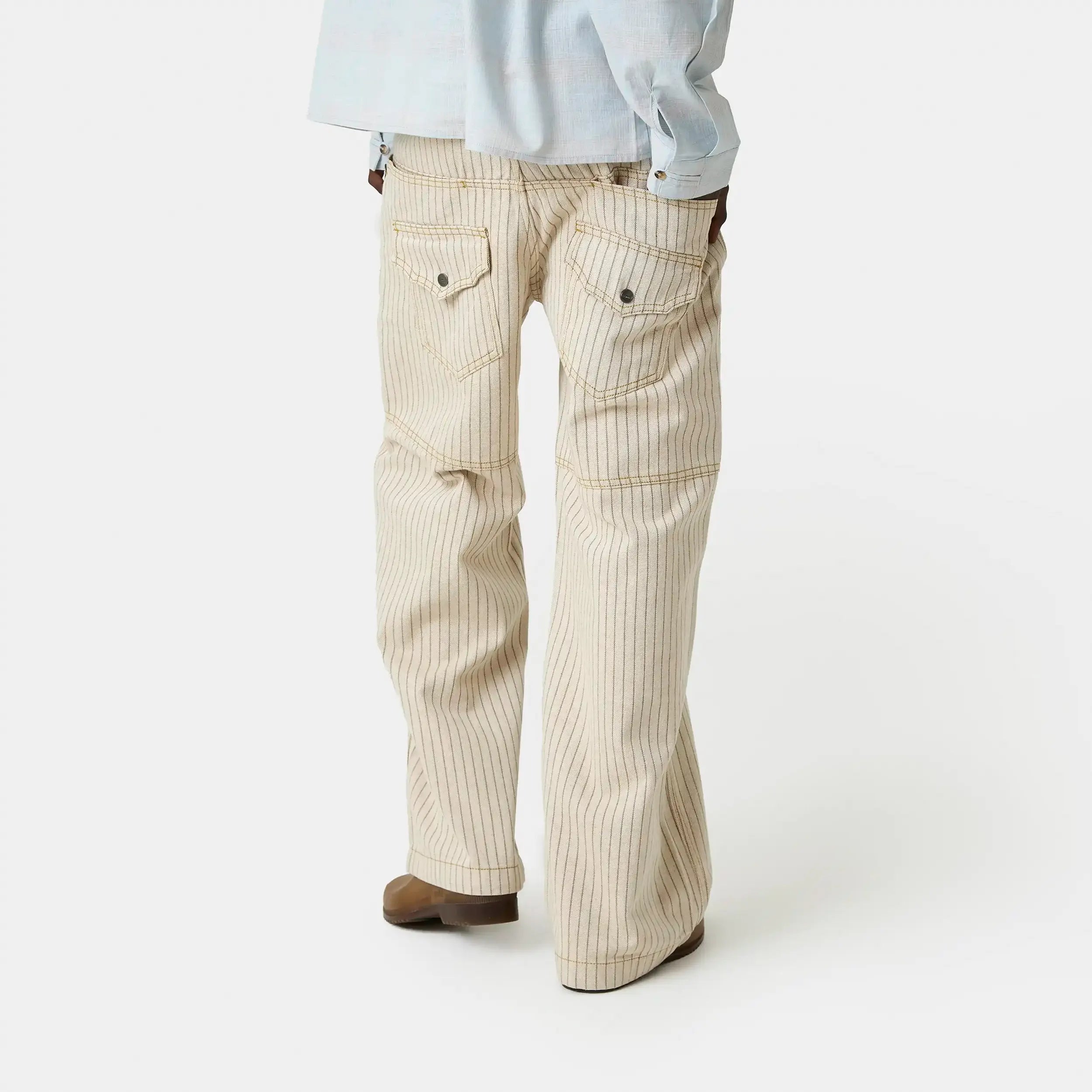 Trip Off Sand Denim Pants Pants Eme Studios