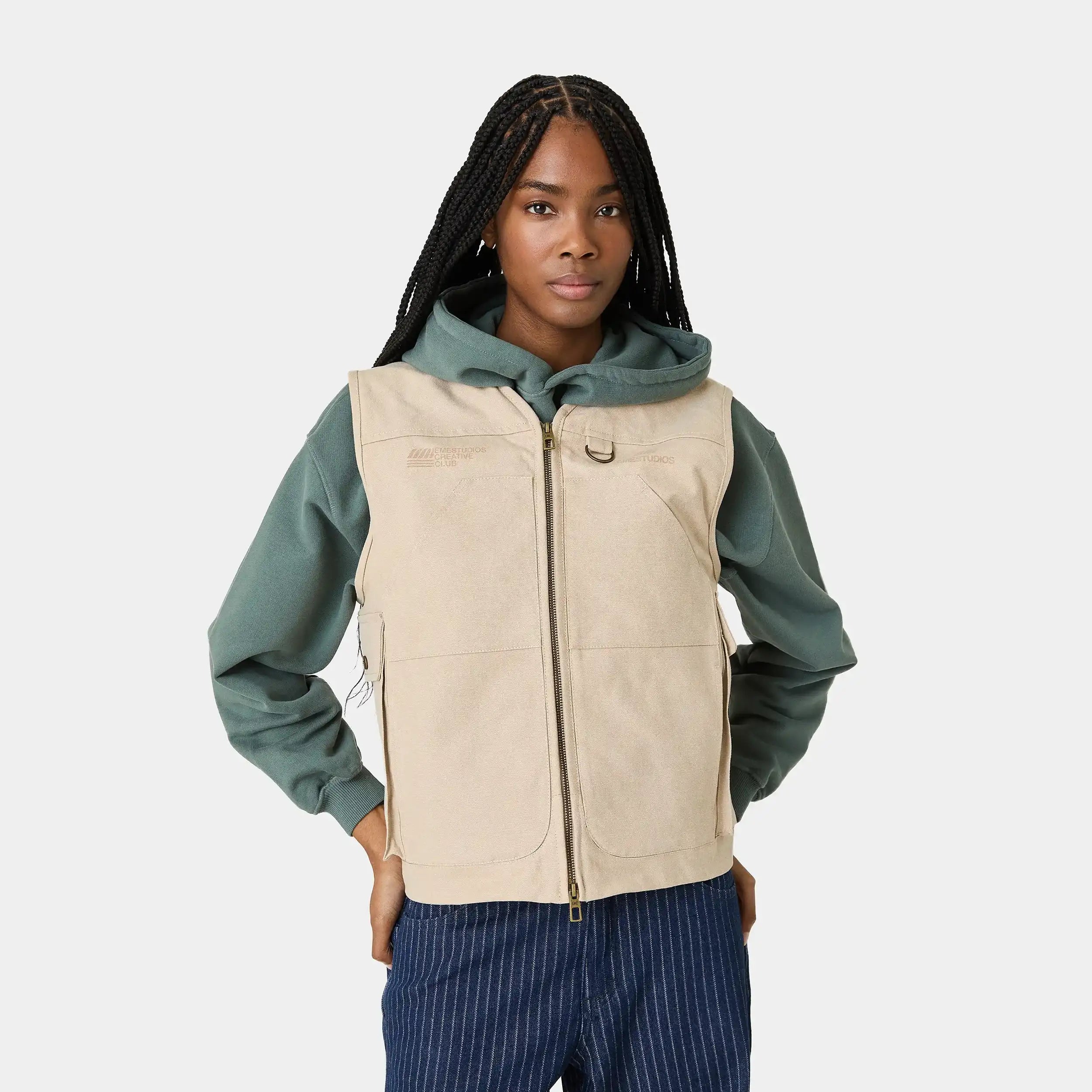 Zion Muddy Vest Outerwear Eme Studios