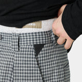 Russel Navy Squared Formal Shorts Shorts Eme Studios