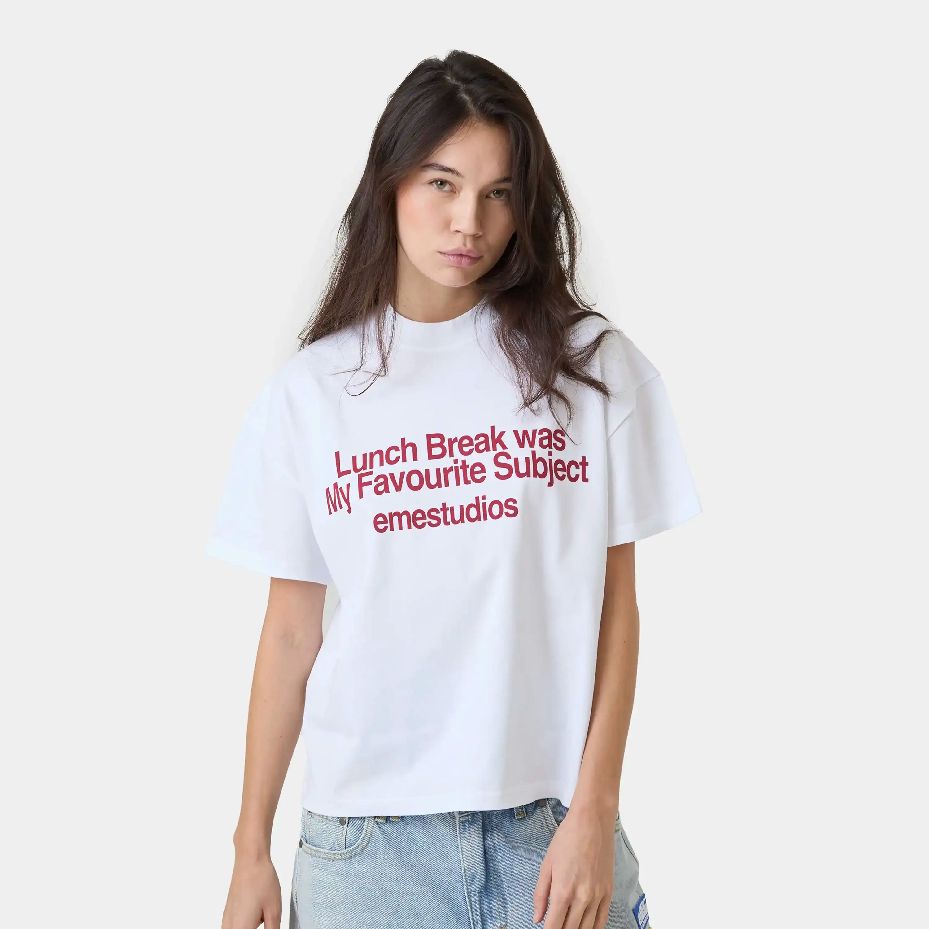 Lunch Pearl Oversized Tee T-shirts Eme Studios