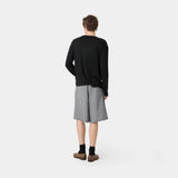 Russel Navy Squared Formal Shorts Shorts Eme Studios