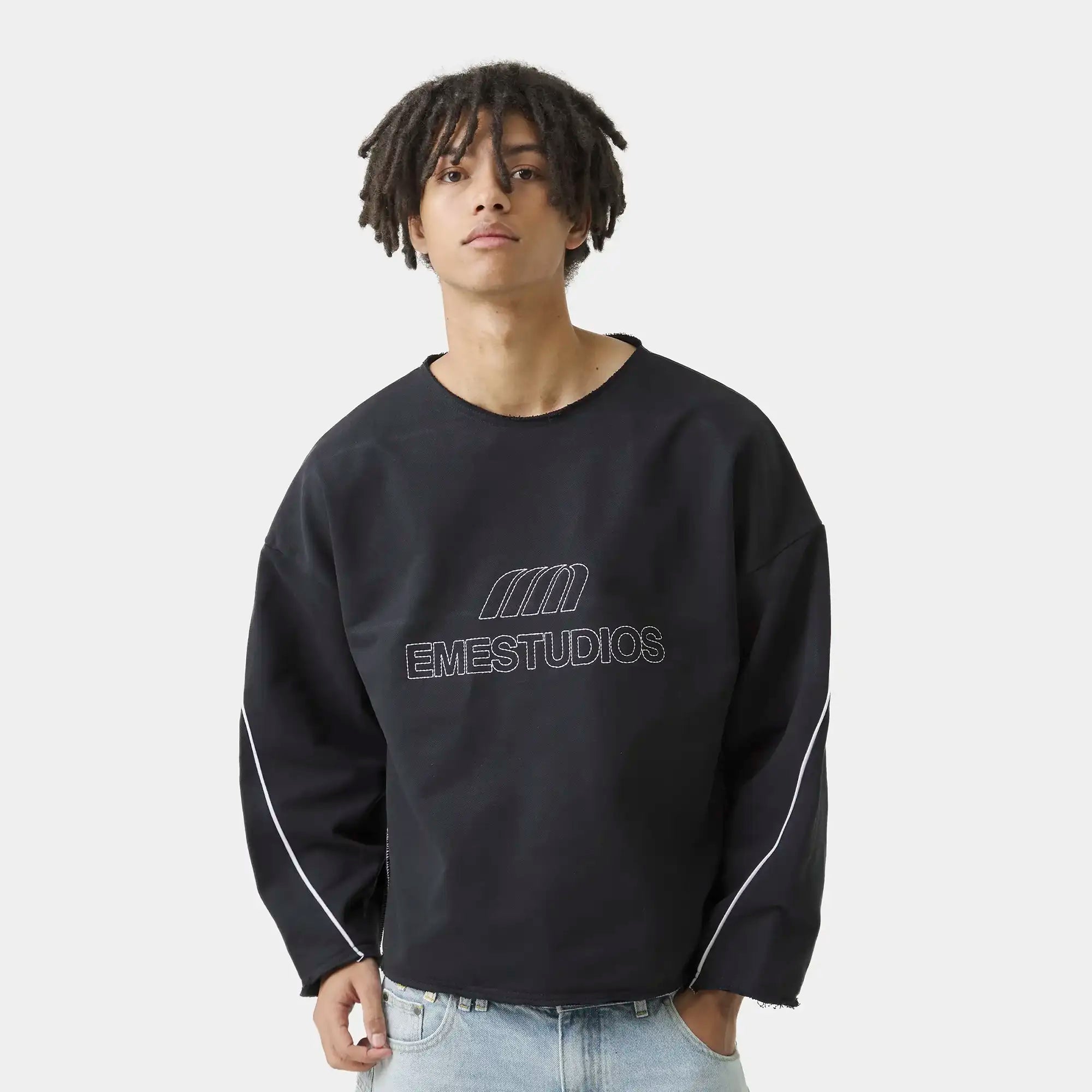 AFK Black Crewneck Sweatshirts eme