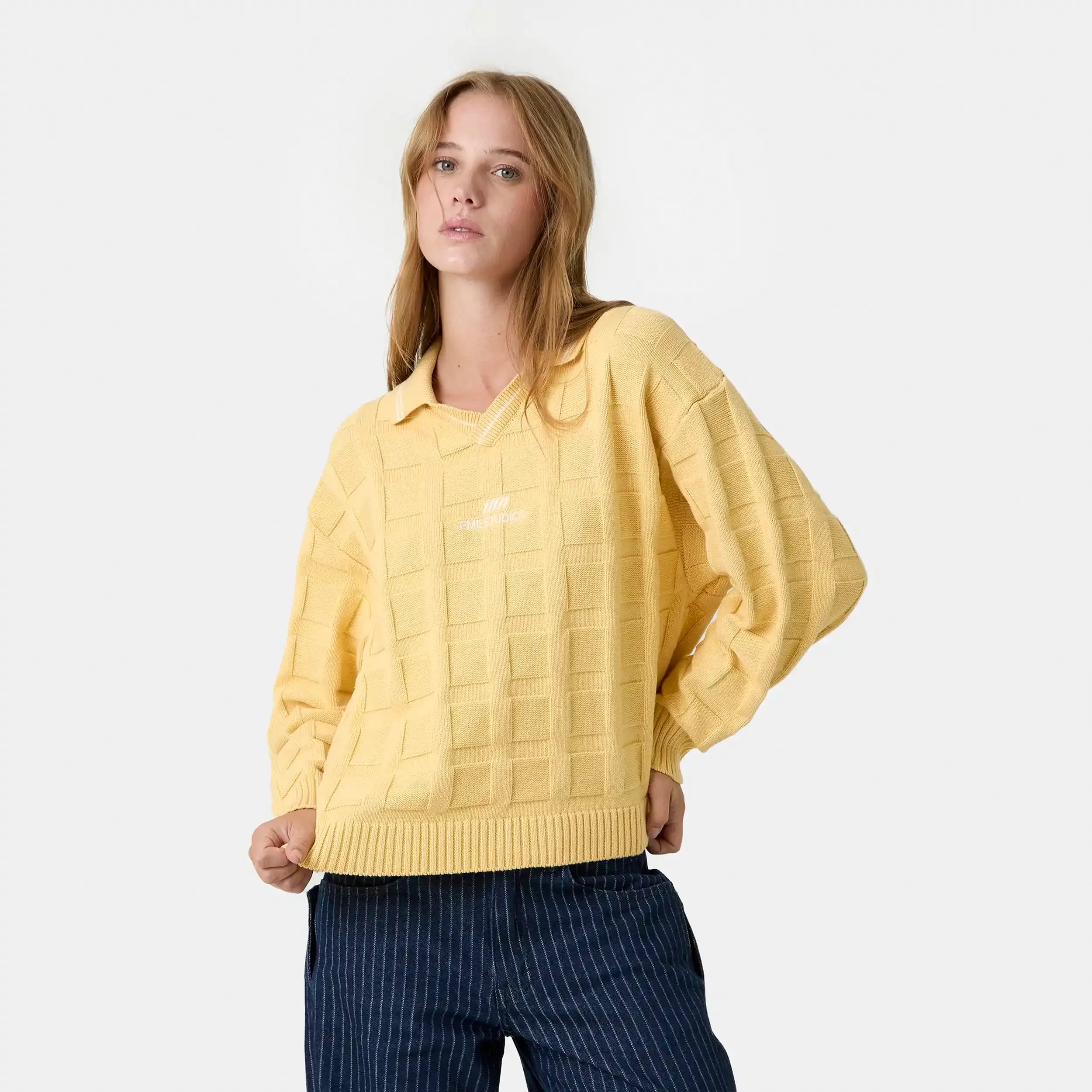 Pivot Lise Knit Polo Knitwear Eme Studios