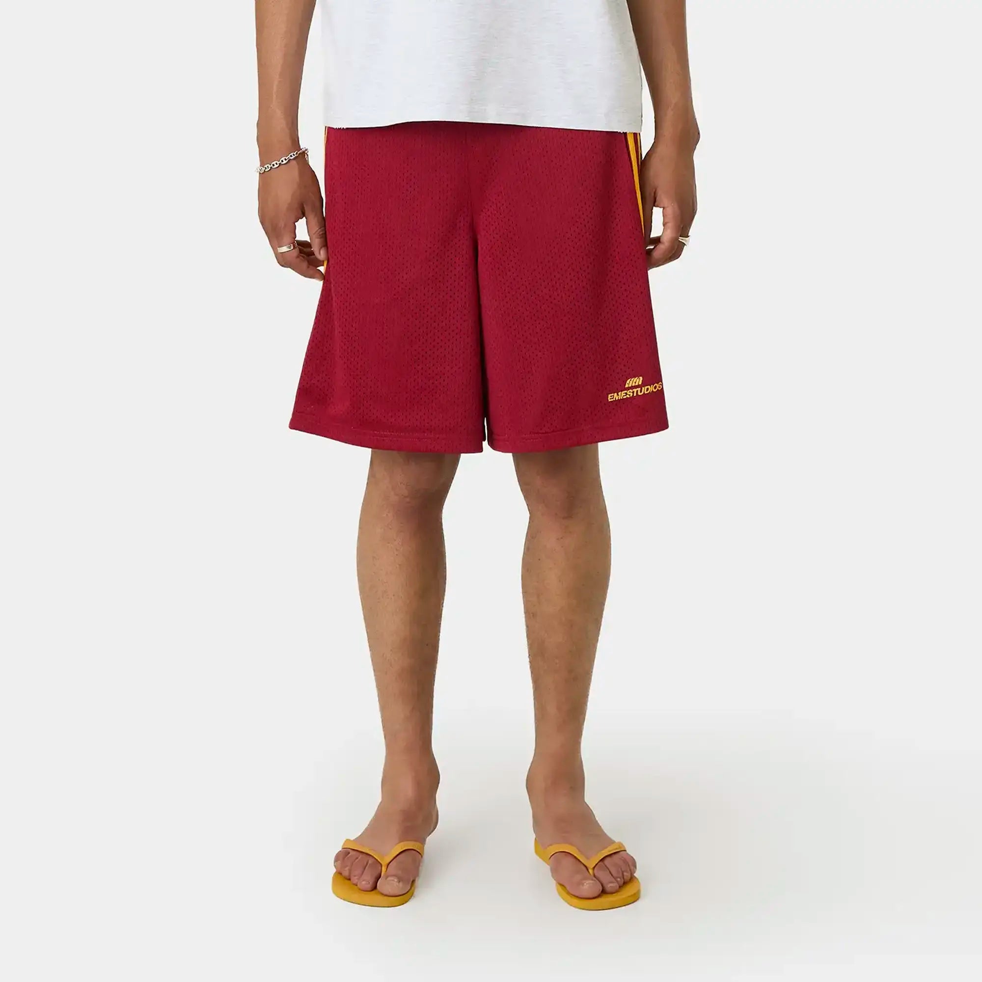 Marin Golden Mesh Shorts Shorts Eme Studios