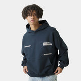 DNA Navy Oversized Hoodie Hoodies Eme Studios