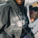 Keeper Shadow Cropped Boxy Full Zip Hoodies Eme Studios