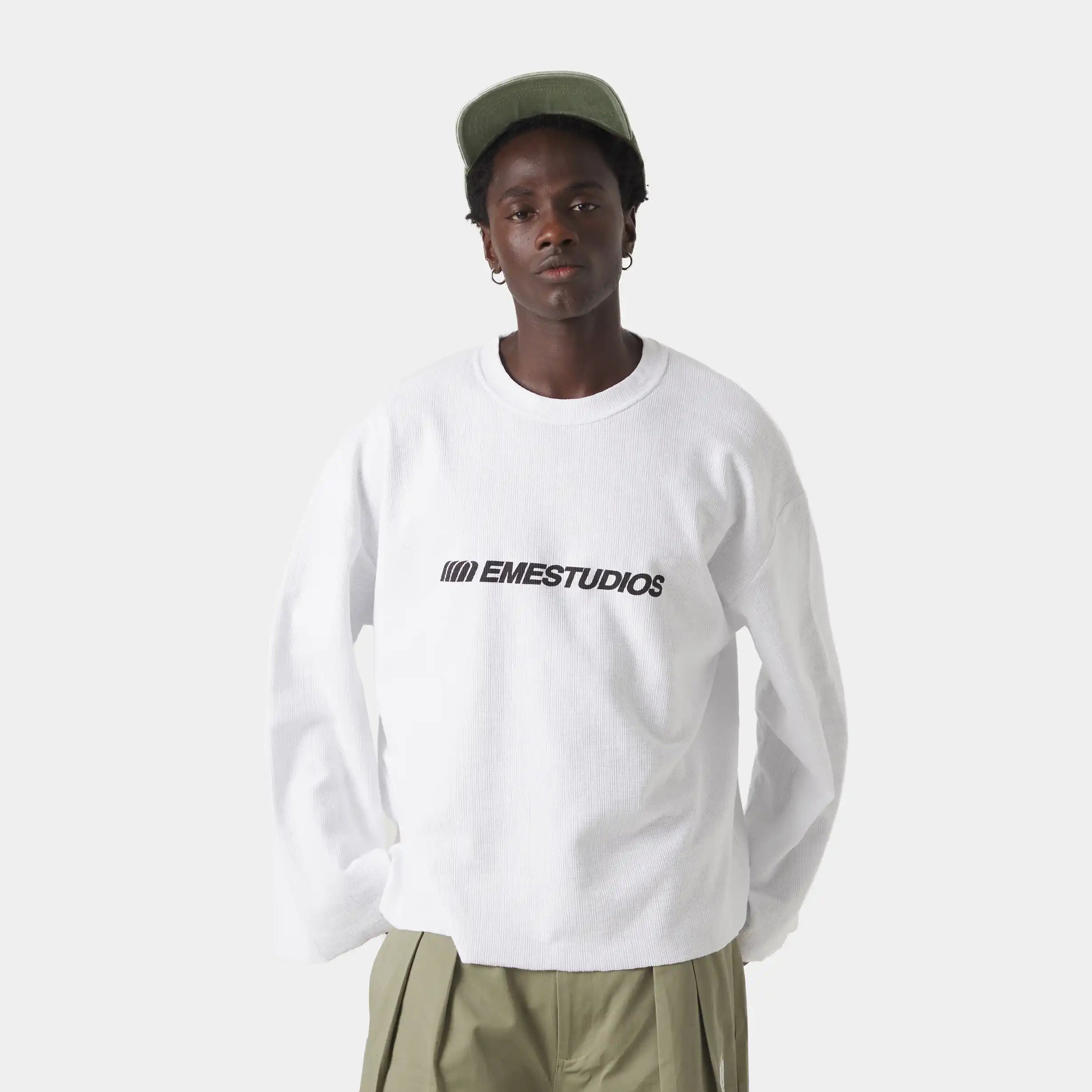 Metro White Long Sleeve T-shirts Eme Studios