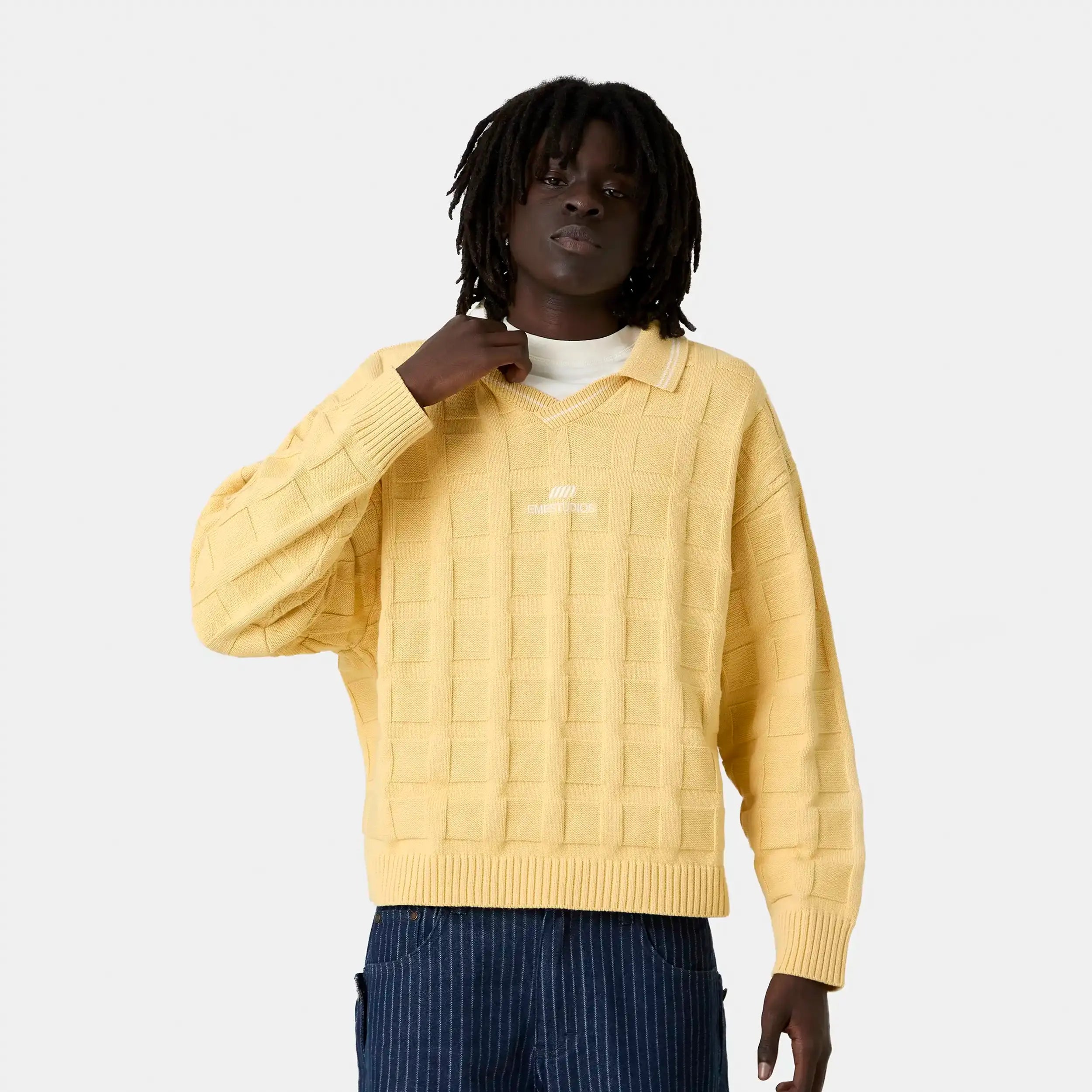 Pivot Lise Knit Polo Knitwear Eme Studios