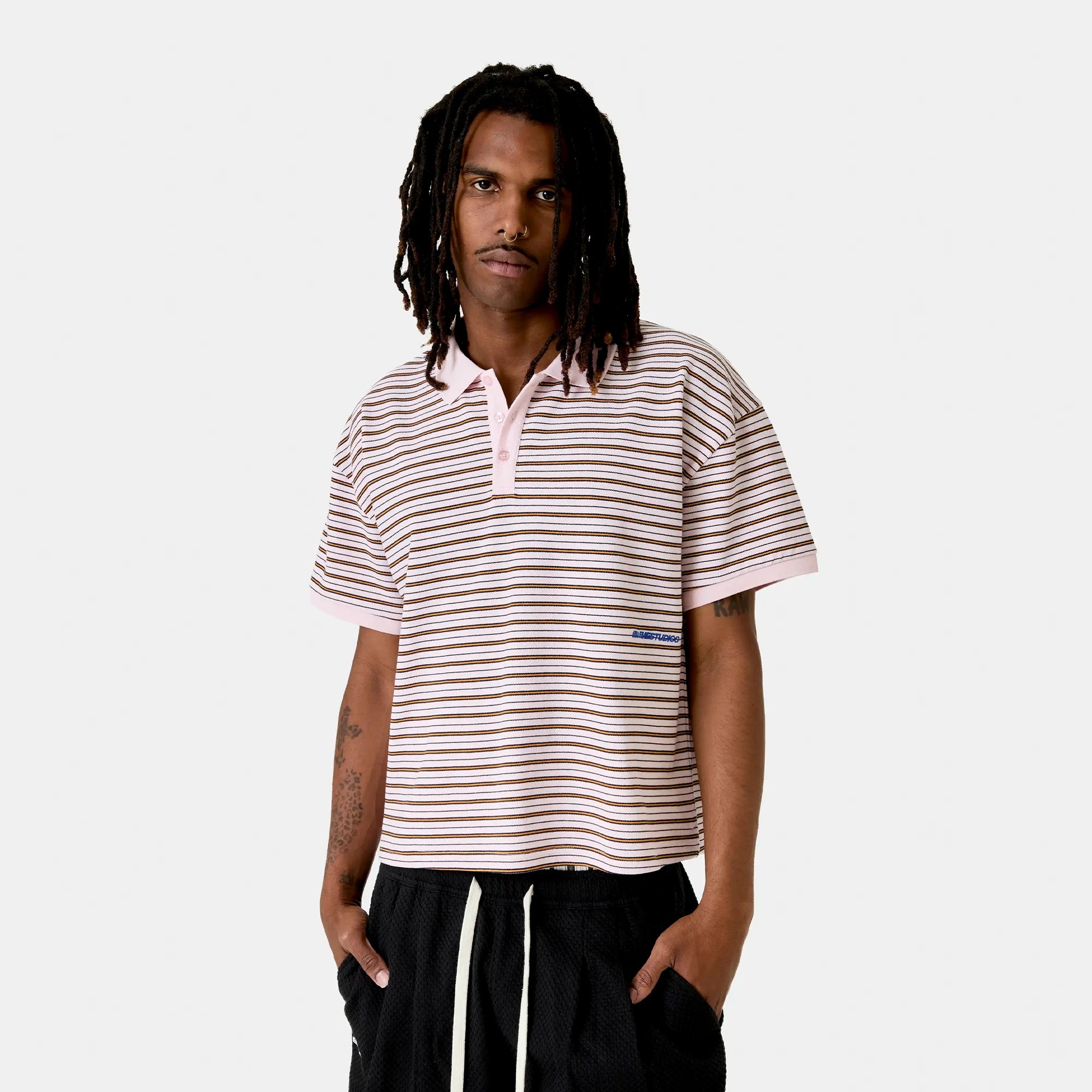 Giglio Cotton Candy Short Sleeve Polo T-shirts Eme Studios