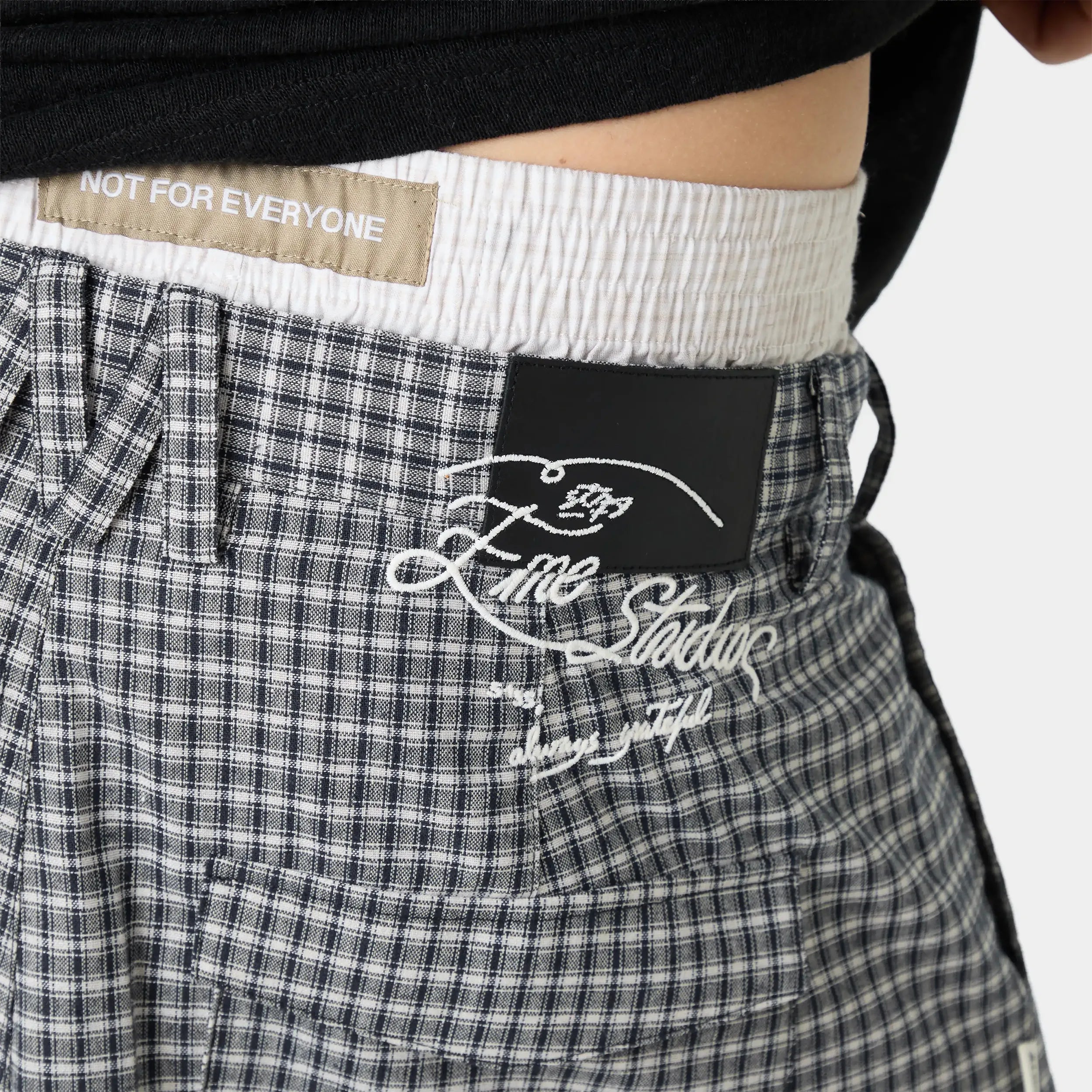 Russel Navy Squared Formal Shorts Shorts Eme Studios