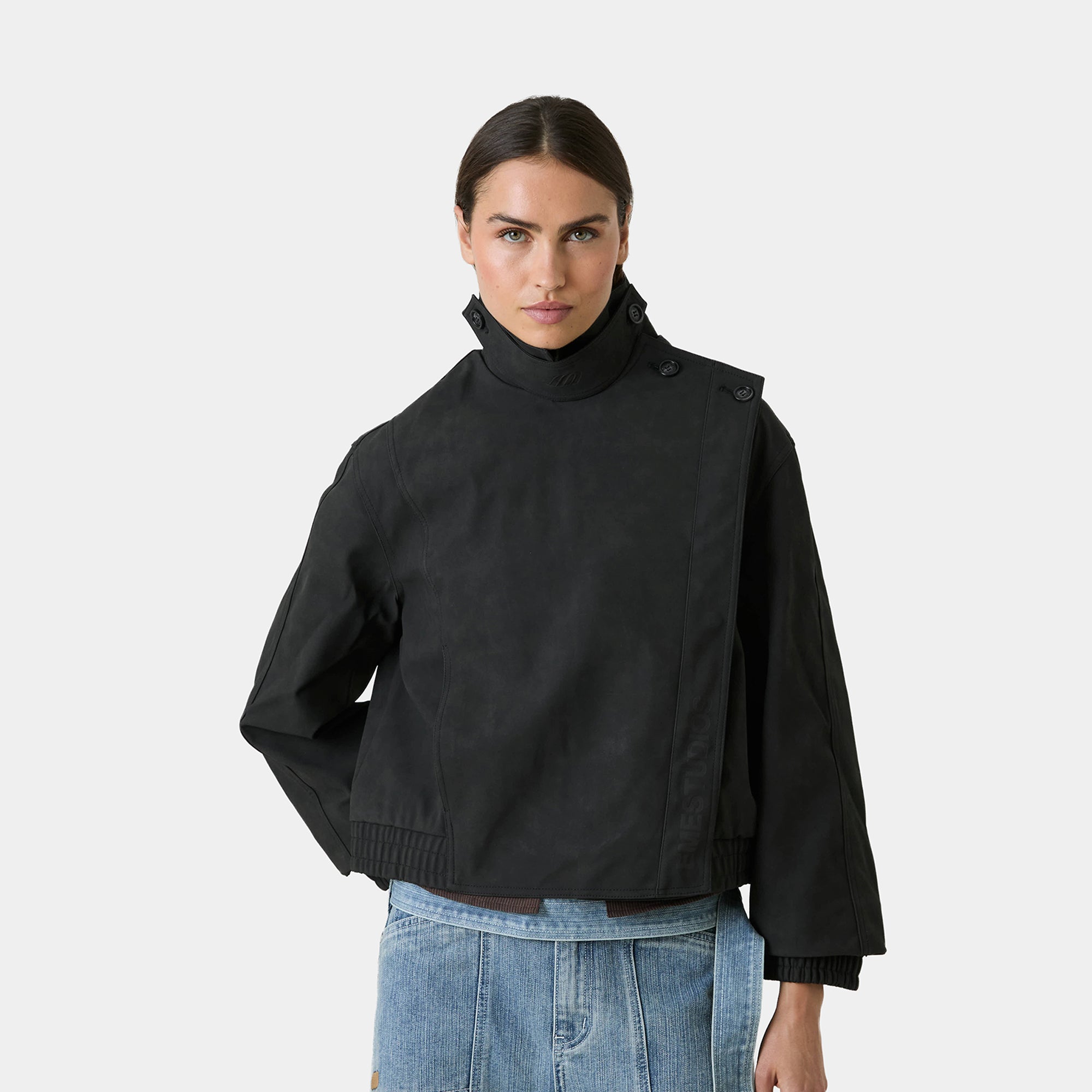 Medie Shadow Suede Jacket Outerwear Eme Studios