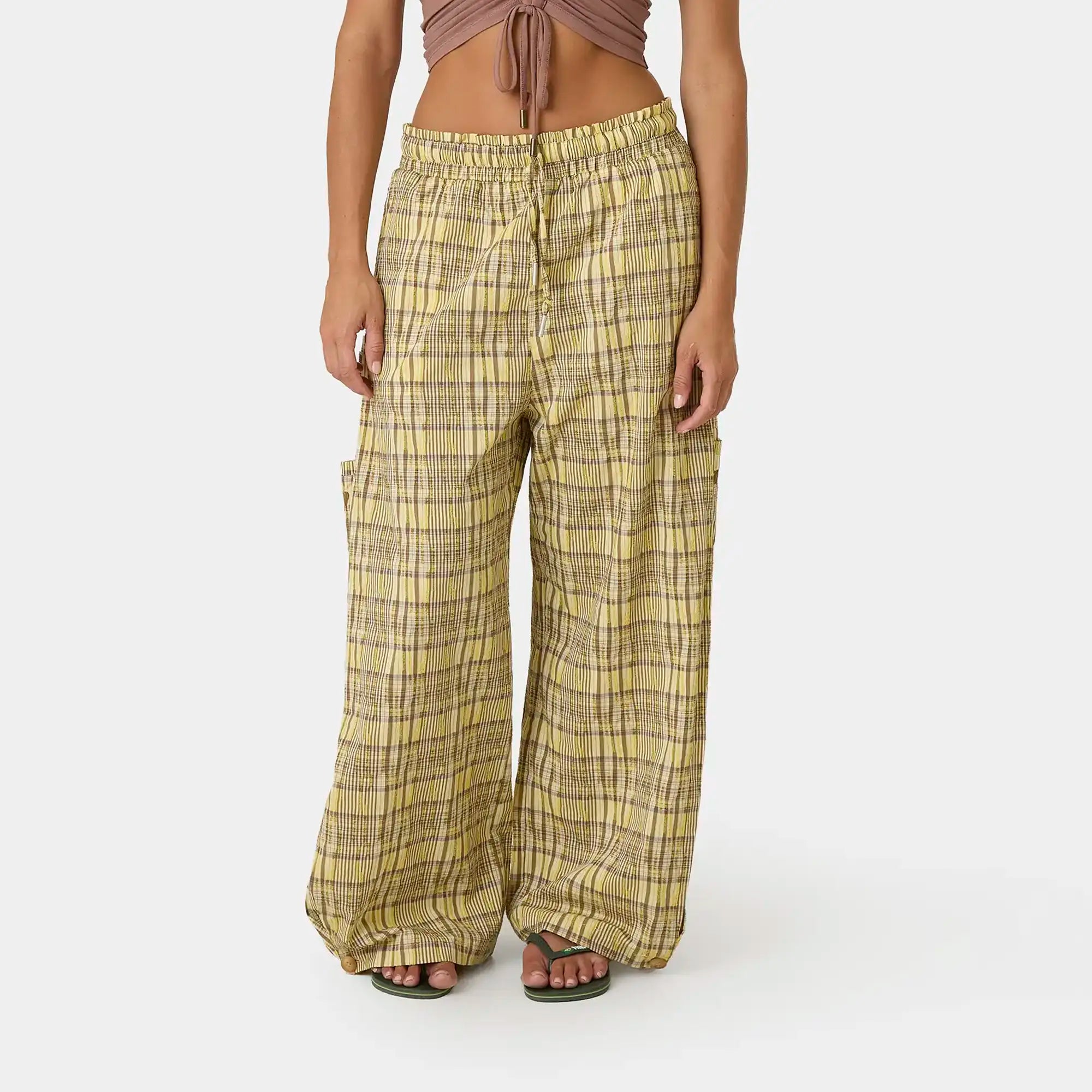 Linen Lise Striped Pants Woman Pants Eme Studios