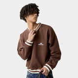 Academy Choco Oversized Crewneck Sweatshirts Eme Studios