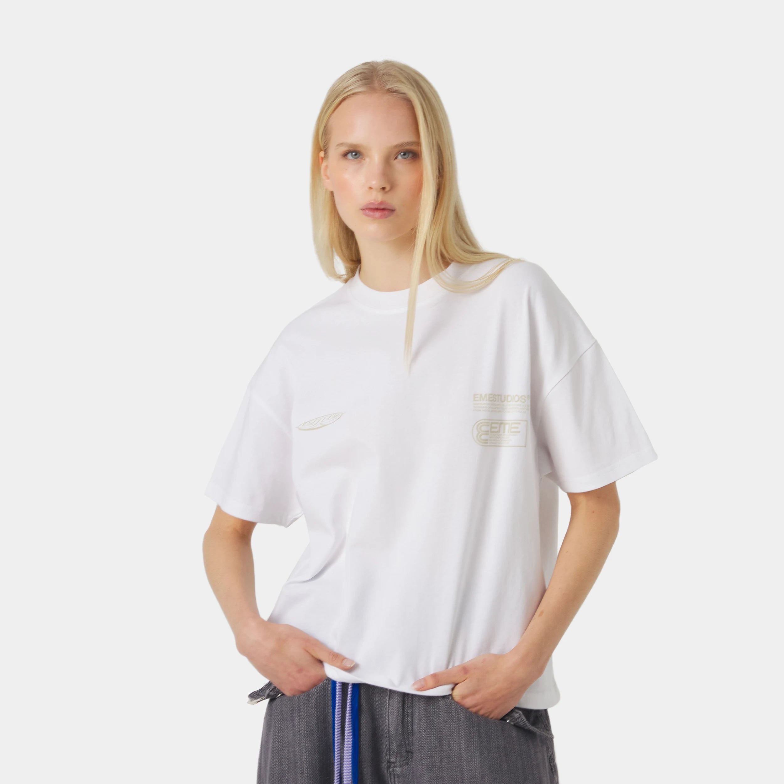 Rodeo Pearl Oversized Tee T-shirts Eme Studios