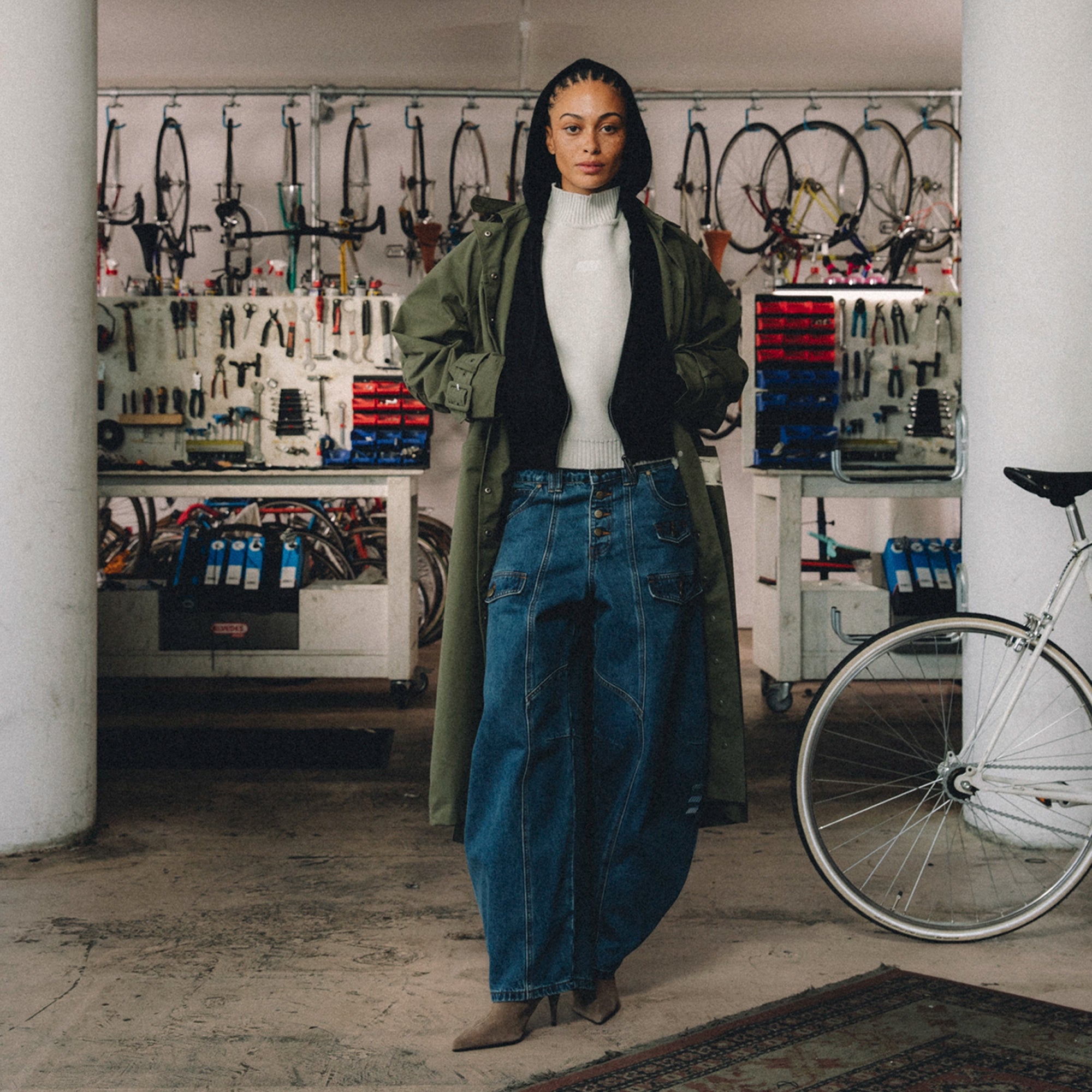 Palais Denim Pants Woman Pants Eme Studios