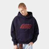 Plog Navy Oversized Oversized Hoodie Hoodies eme