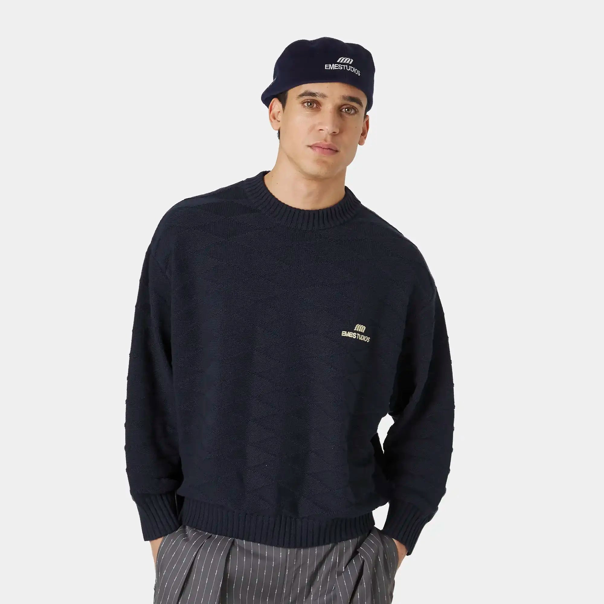 Rhomb Night Sky Knit Sweater Knitwear Eme Studios