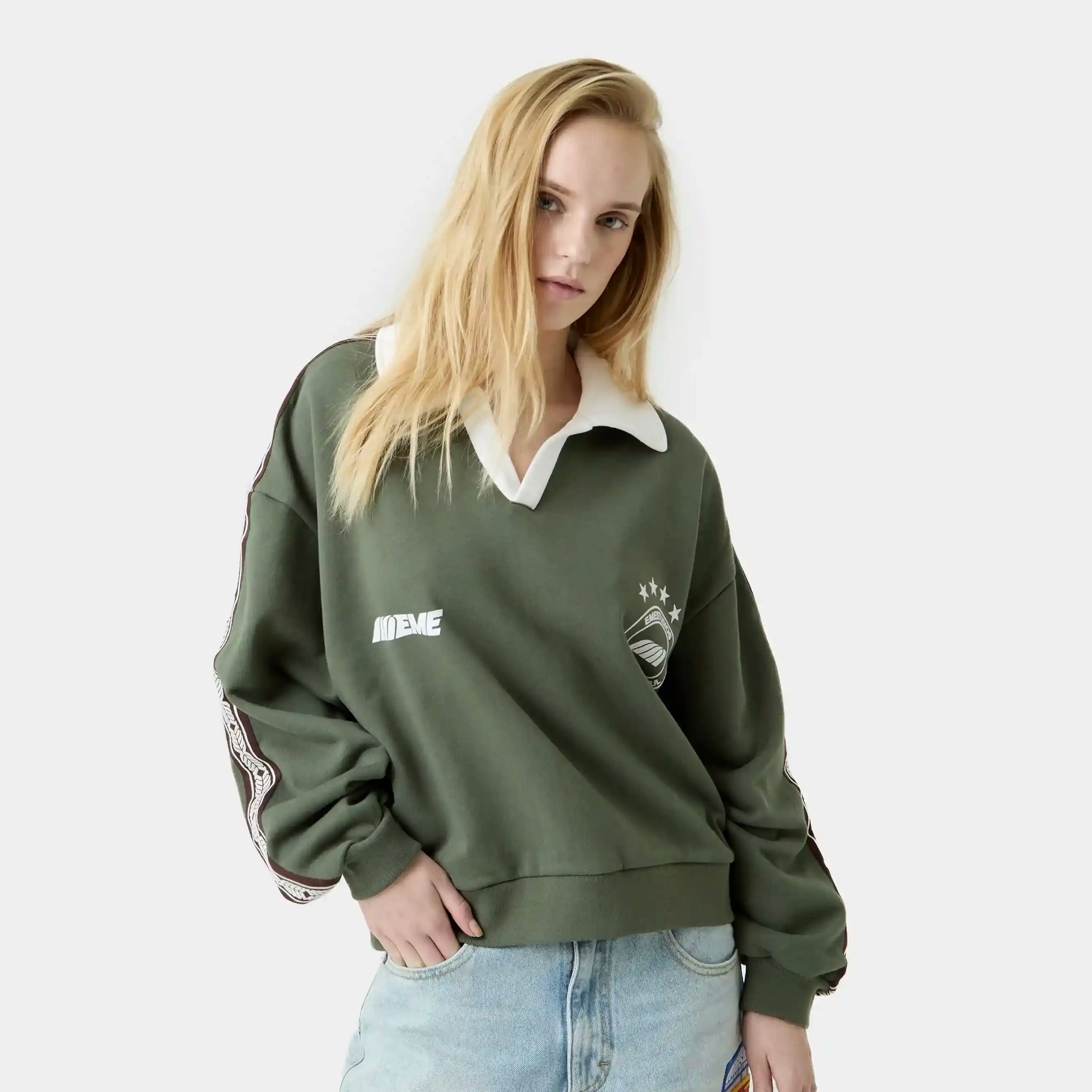 Cane Forest Polo Crewneck Sweatshirts Eme Studios