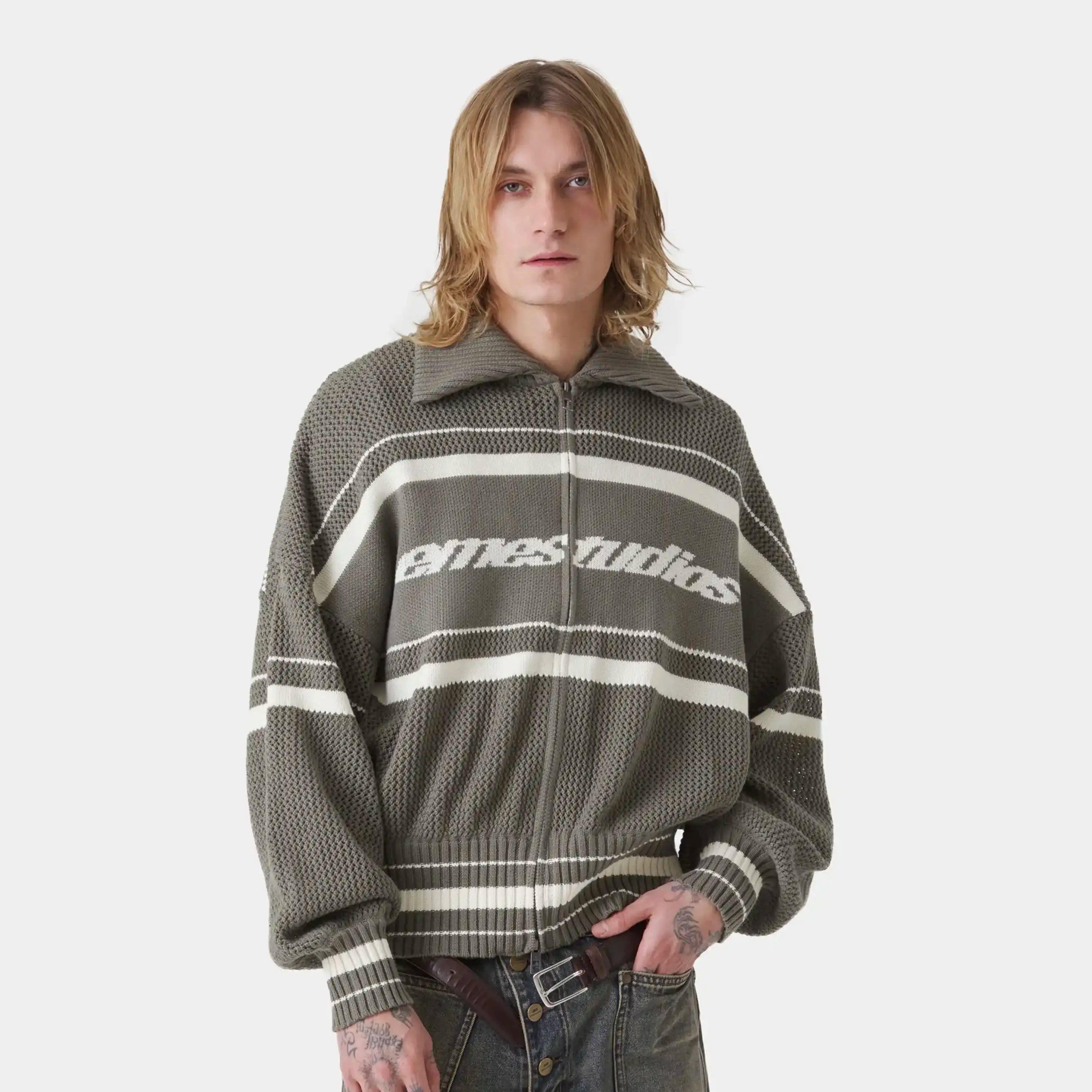 Unit Forest Zipper Knit Knitwear Eme Studios