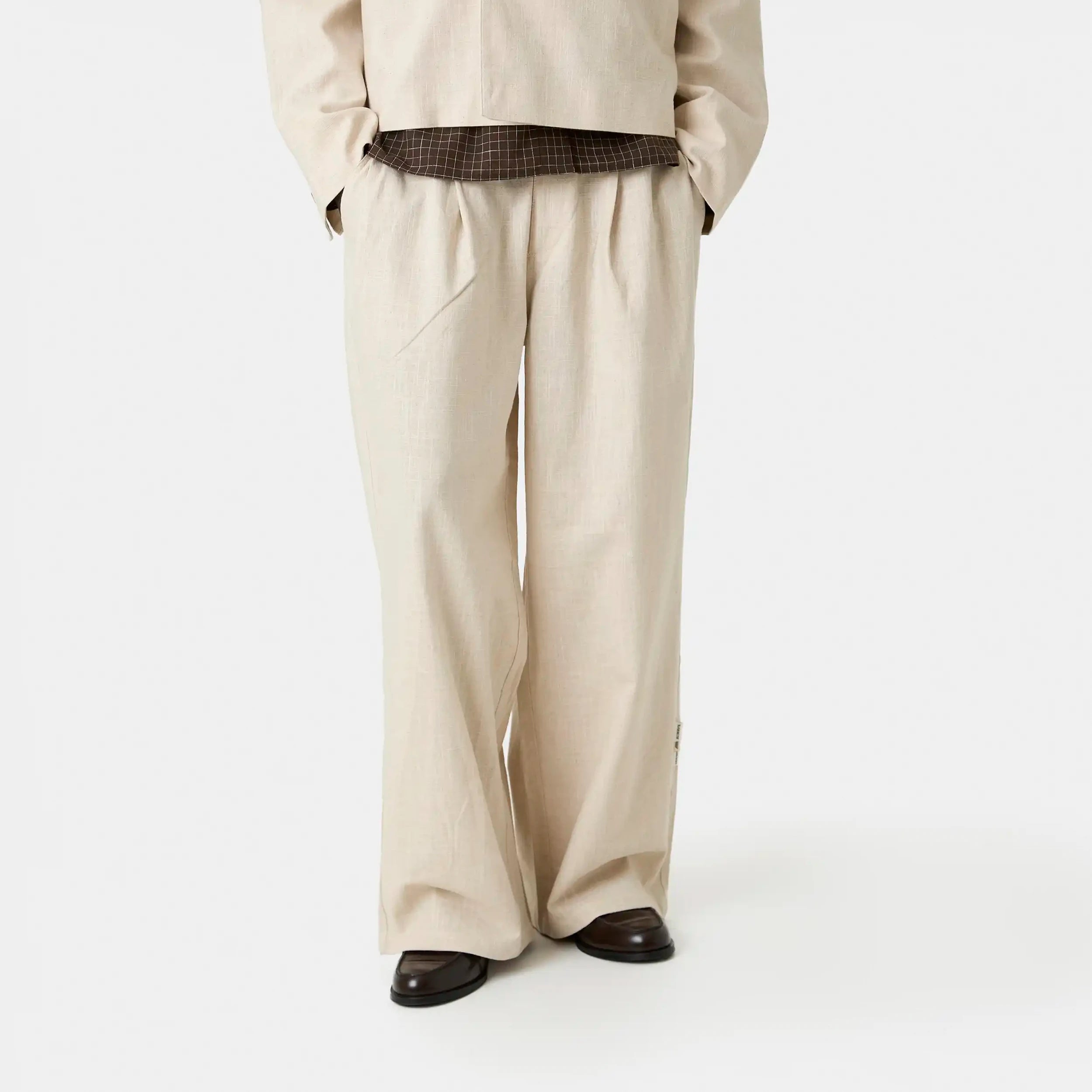 Tide Off Sand Tailored Pants Pants Eme Studios
