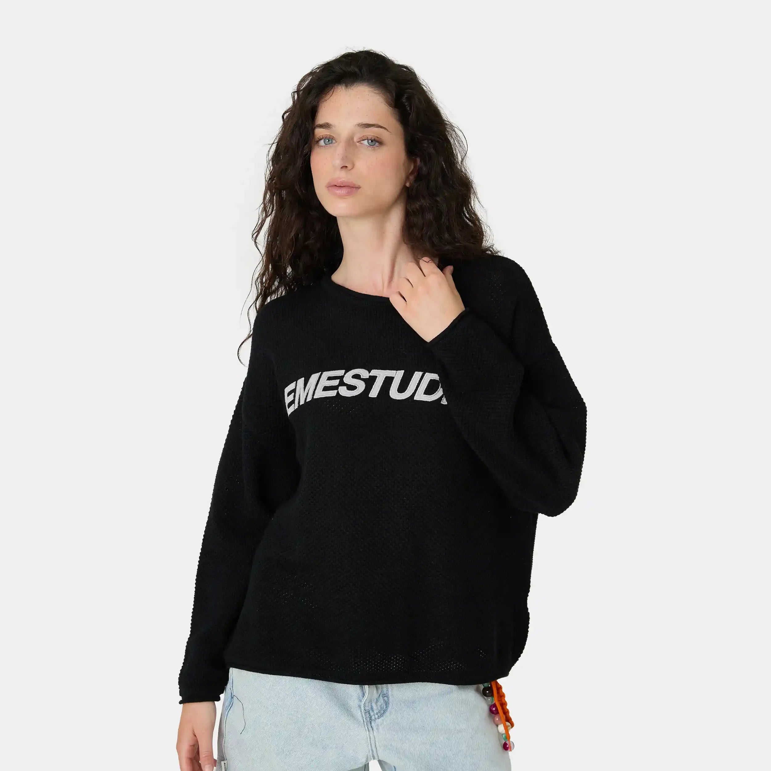 Breeze Shadow Knit Sweater Knitwear Eme Studios