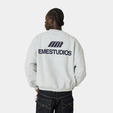 Uniform Mist Oversized Crewneck Sweatshirts Eme Studios