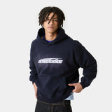 Inteal Navy Oversized Hoodie Hoodies Eme Studios