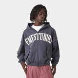 Vault Ombre Blue Full Zip Hoodies Eme Studios