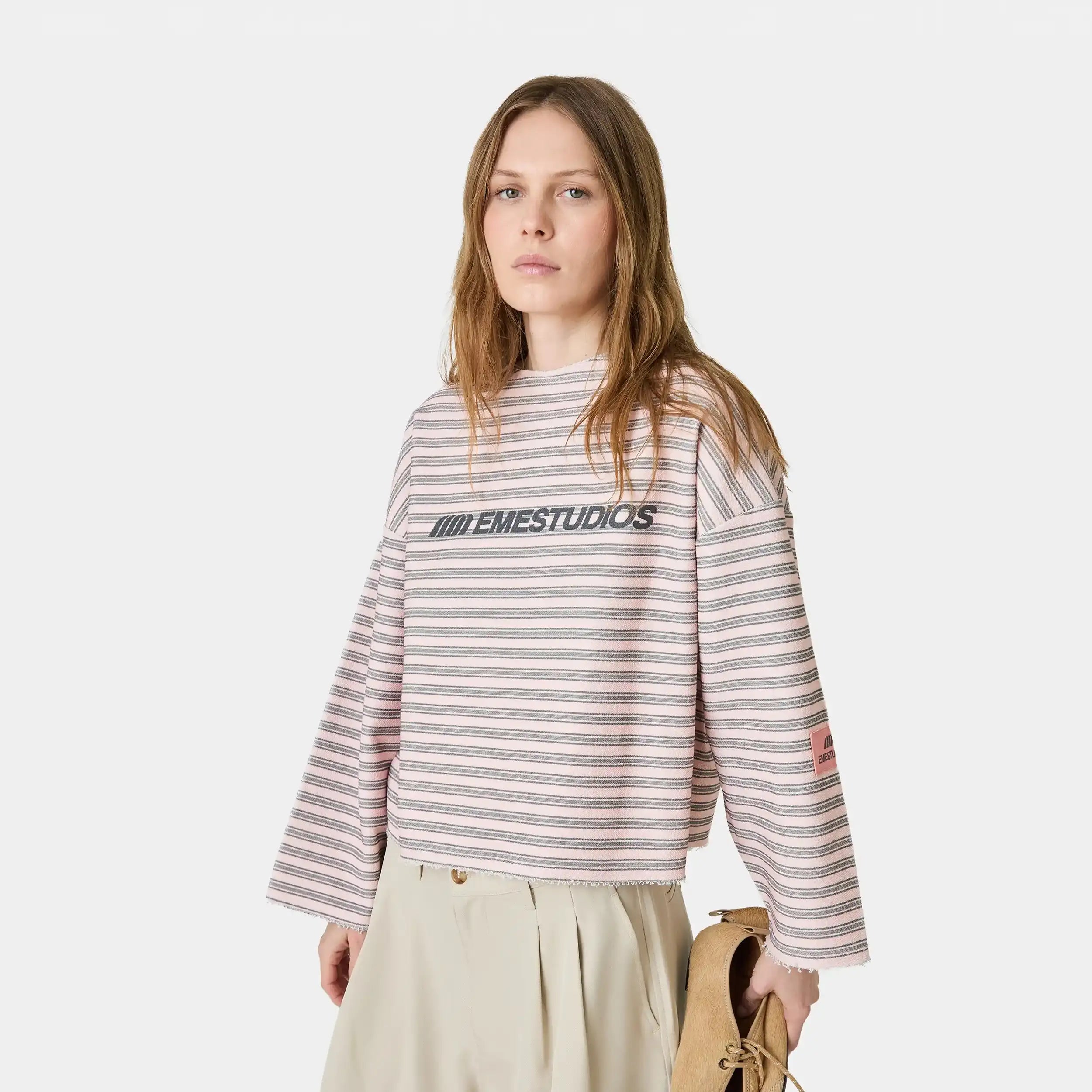 Dona Smoky Rose Reverse Crewneck Sweatshirts Eme Studios