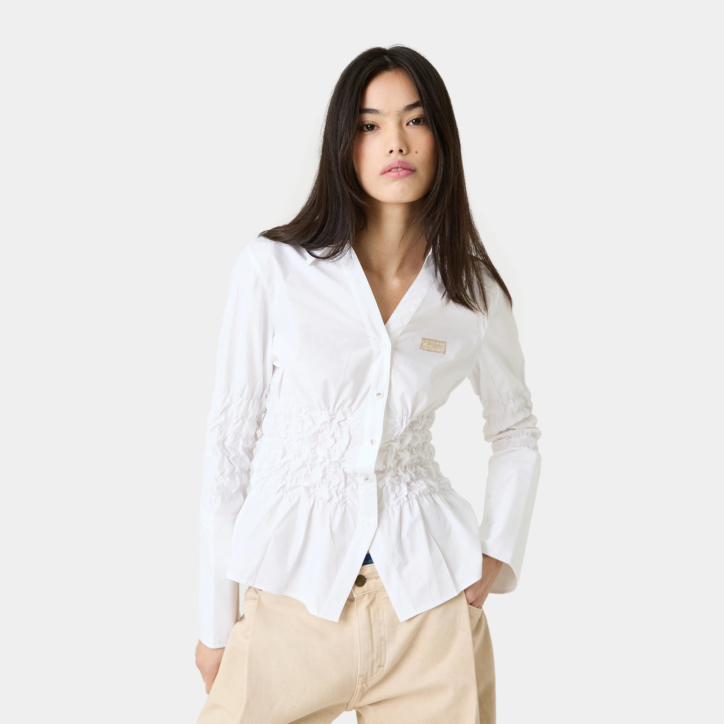Cami White Shirt Woman Shirts Eme Studios