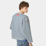 Sade Navy Reverse Crewneck Sweatshirts Eme Studios