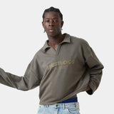 Playtime Olive Polo Crewneck Sweatshirts Eme Studios