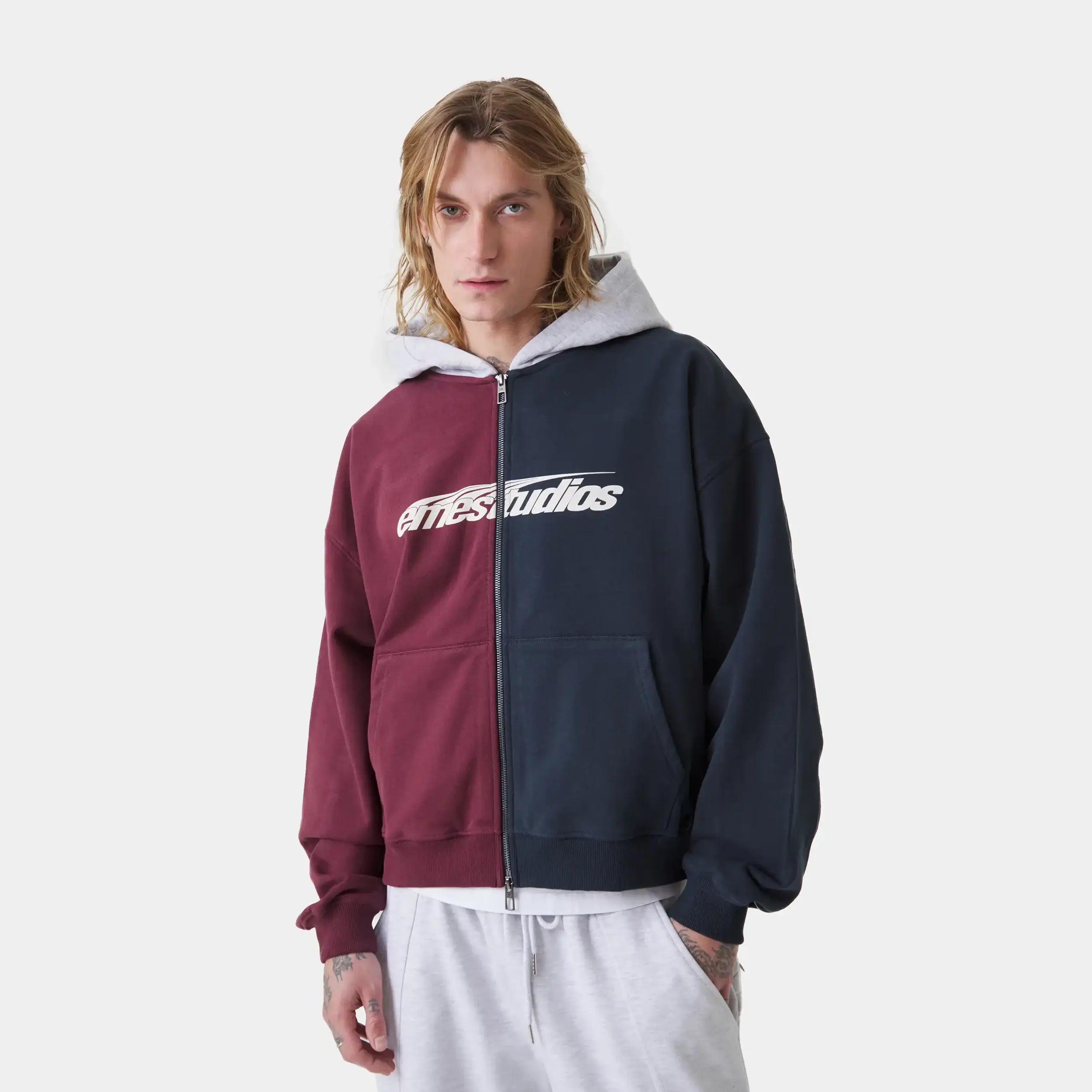 Intel Split Full Zip Hoodies Eme Studios