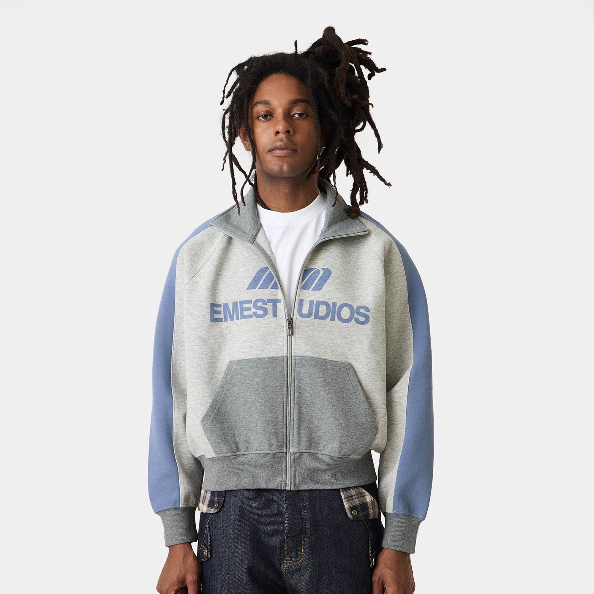 Forus Anthracite Track Full Zip Sweatshirts Eme Studios