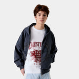 Min Ombre Blue Full Zip Hoodies eme