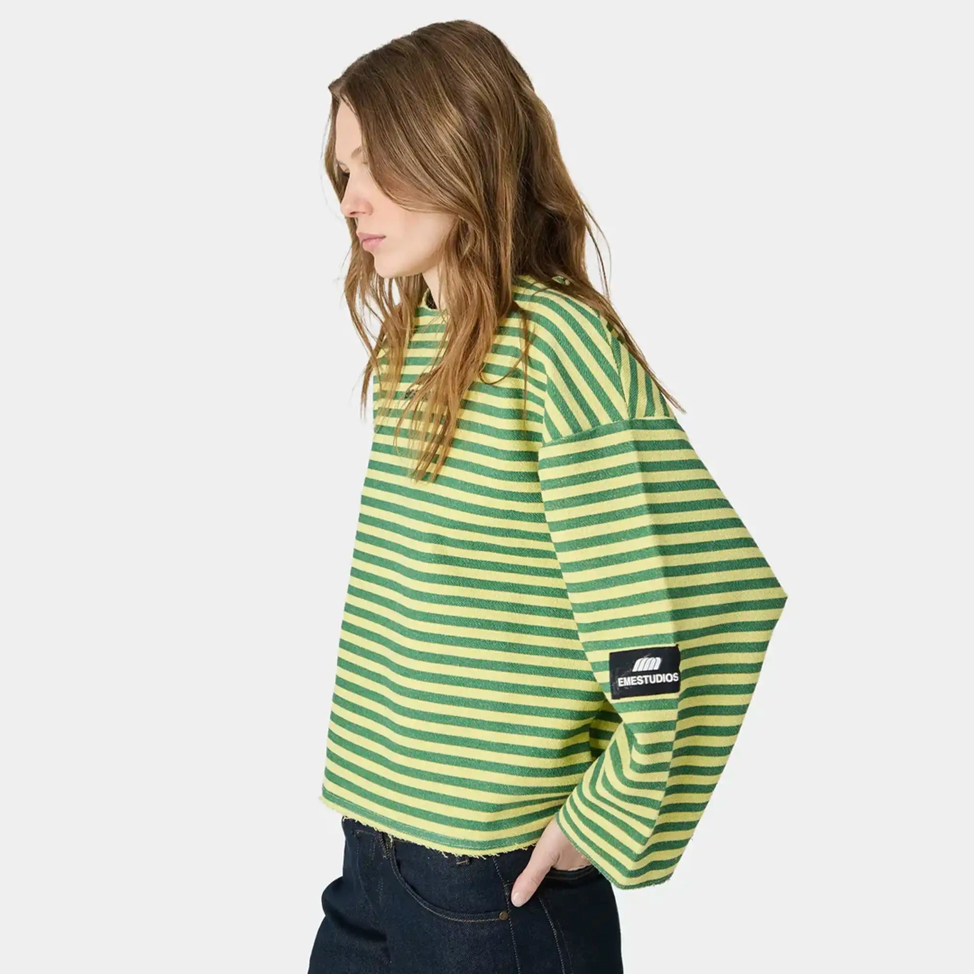 Sade Garden Reverse Crewneck Sweatshirts Eme Studios