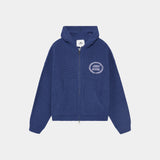 Anon Indigo Zipper Knit Knitwear eme