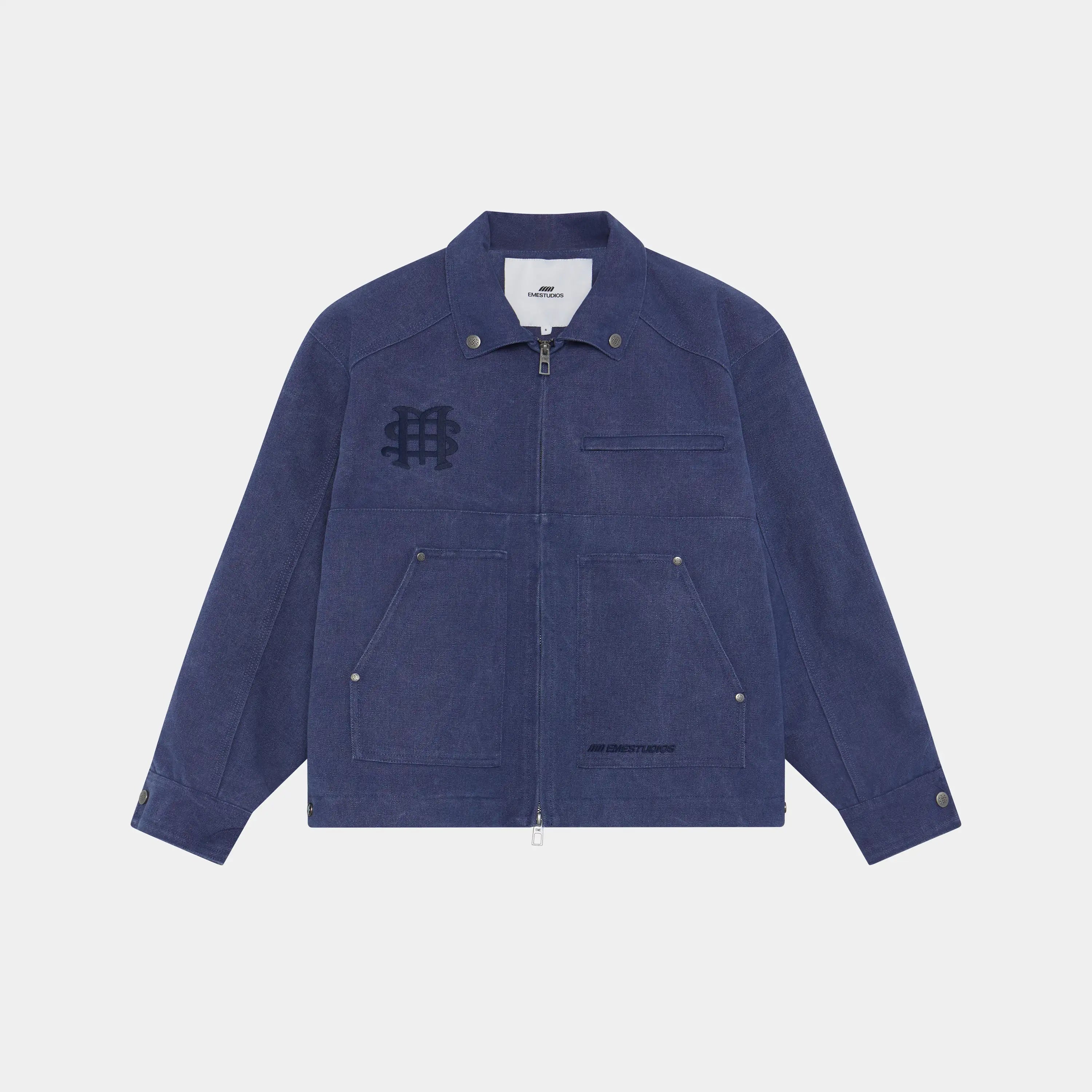 Wake Straight Navy Coat