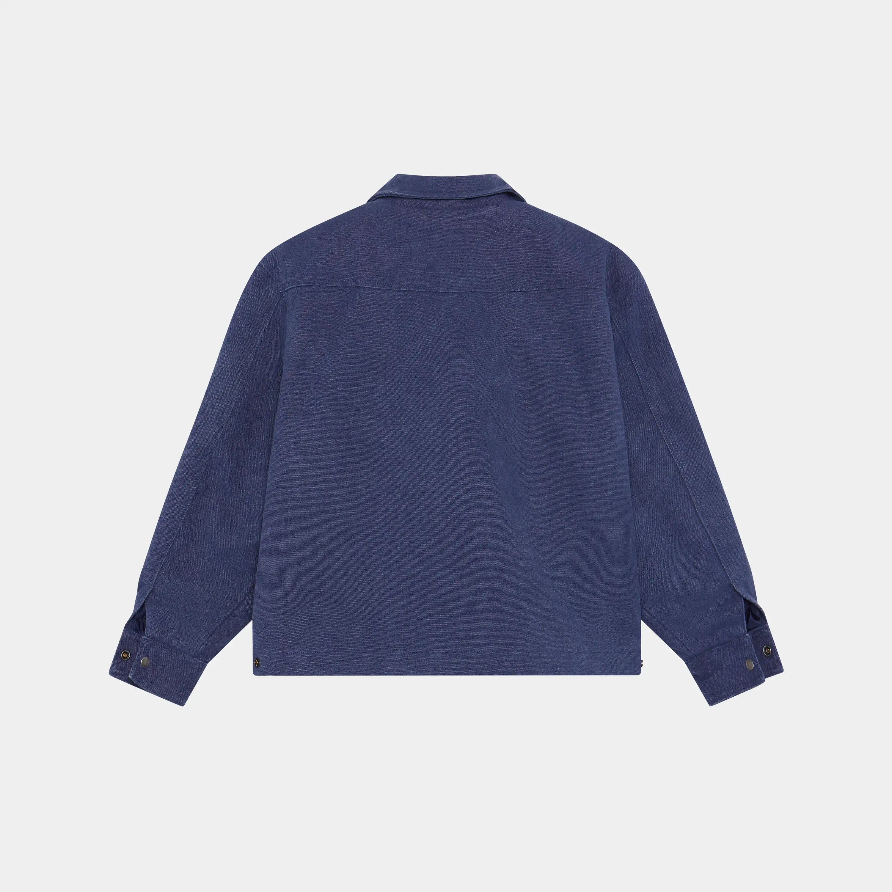 Wake Straight Navy Coat Outerwear eme